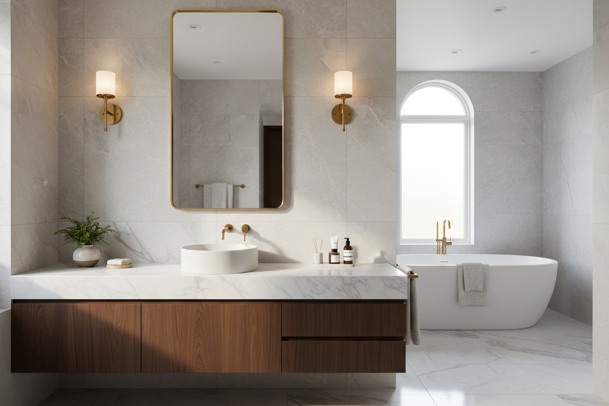 高端浴室照明场景