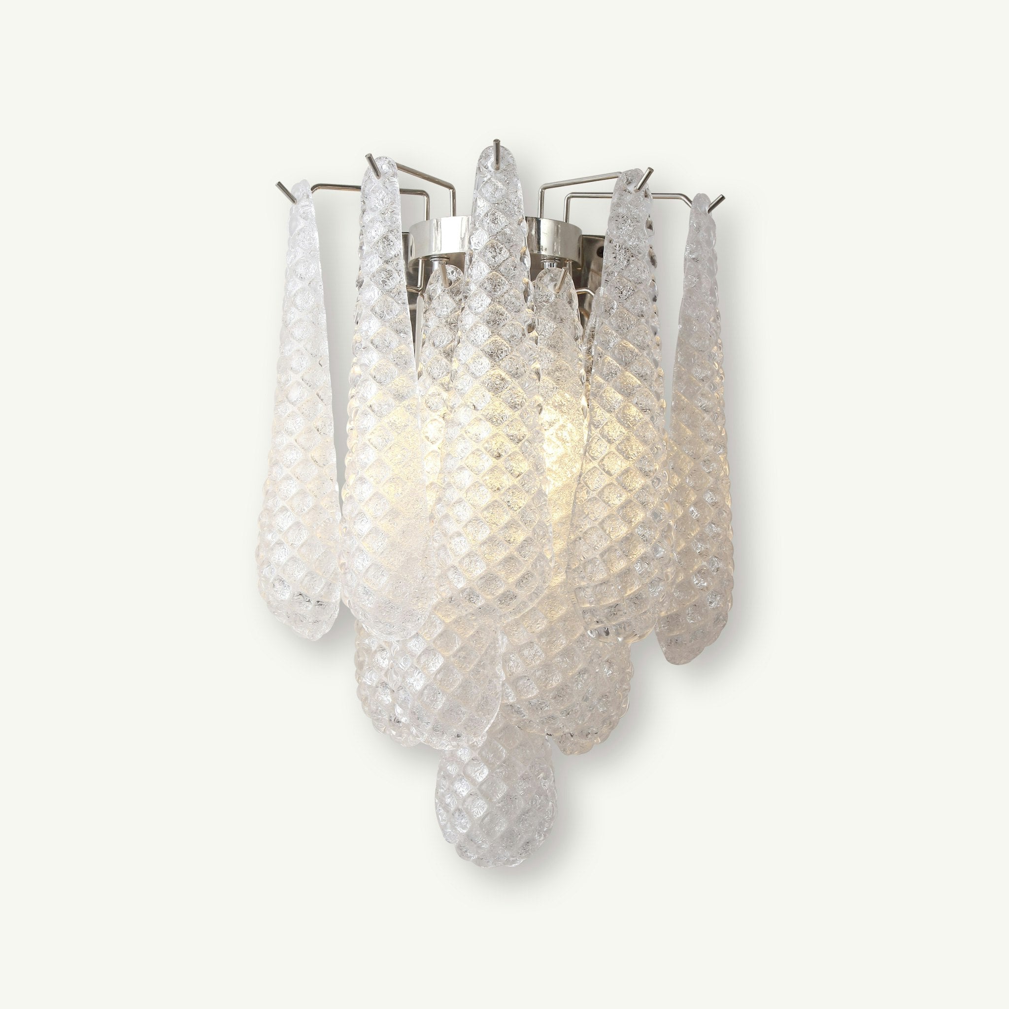 Pluvia Art Glass Wall Sconce