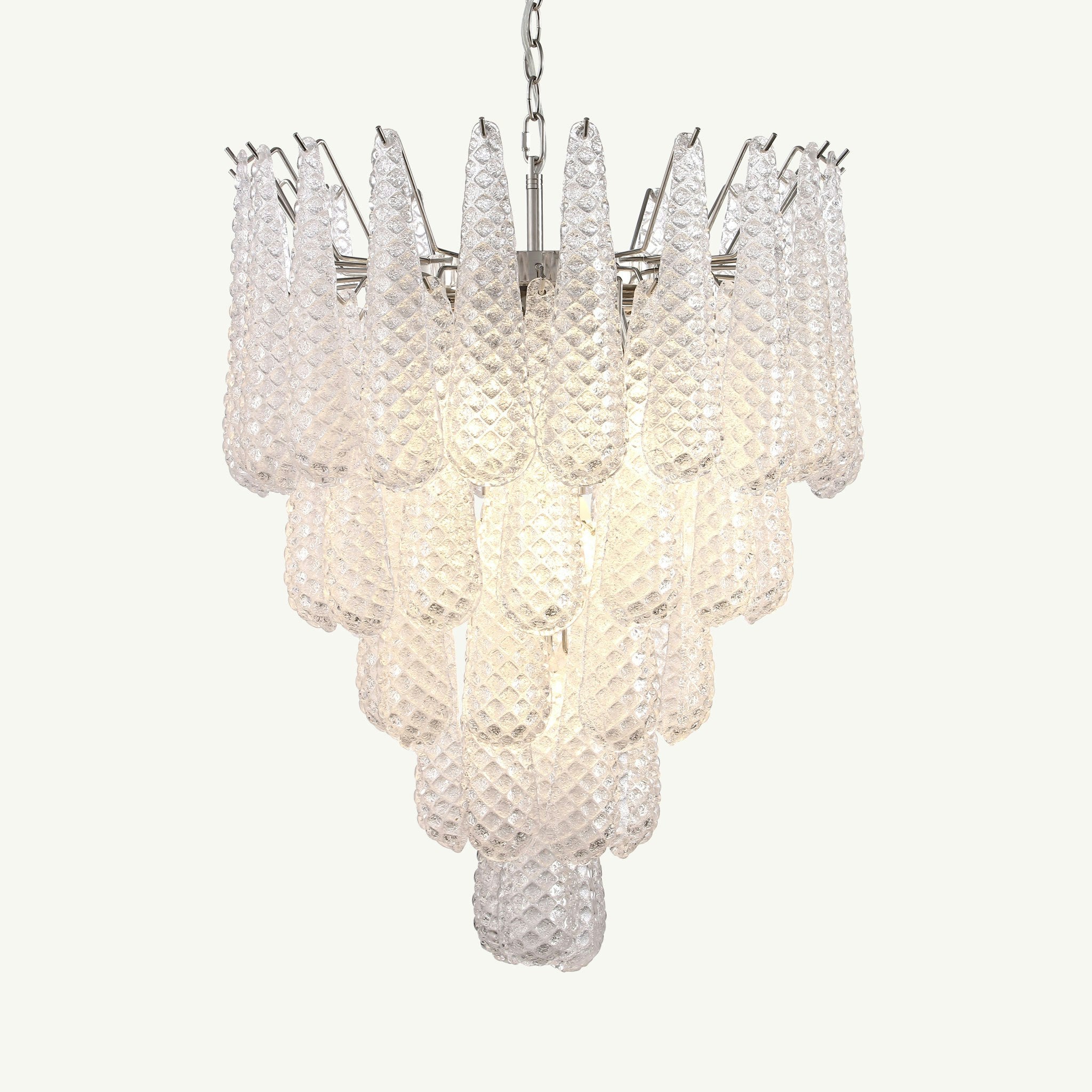 Pluvia Art Glass Chandelier 23.6"