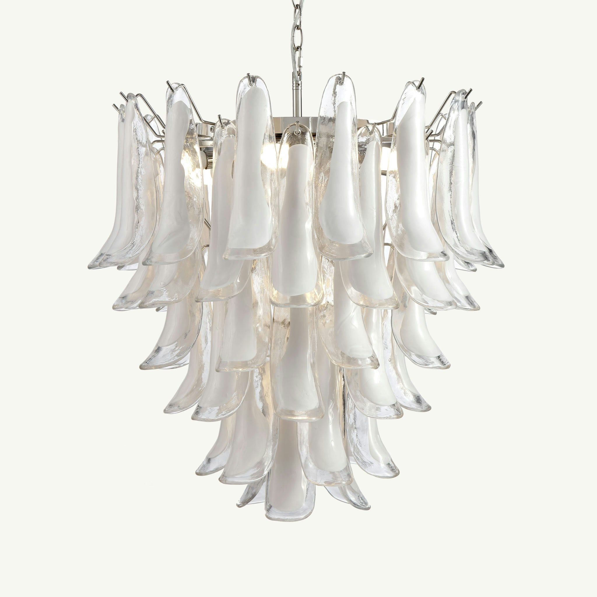 Anthesis Art Glass Chandelier - White