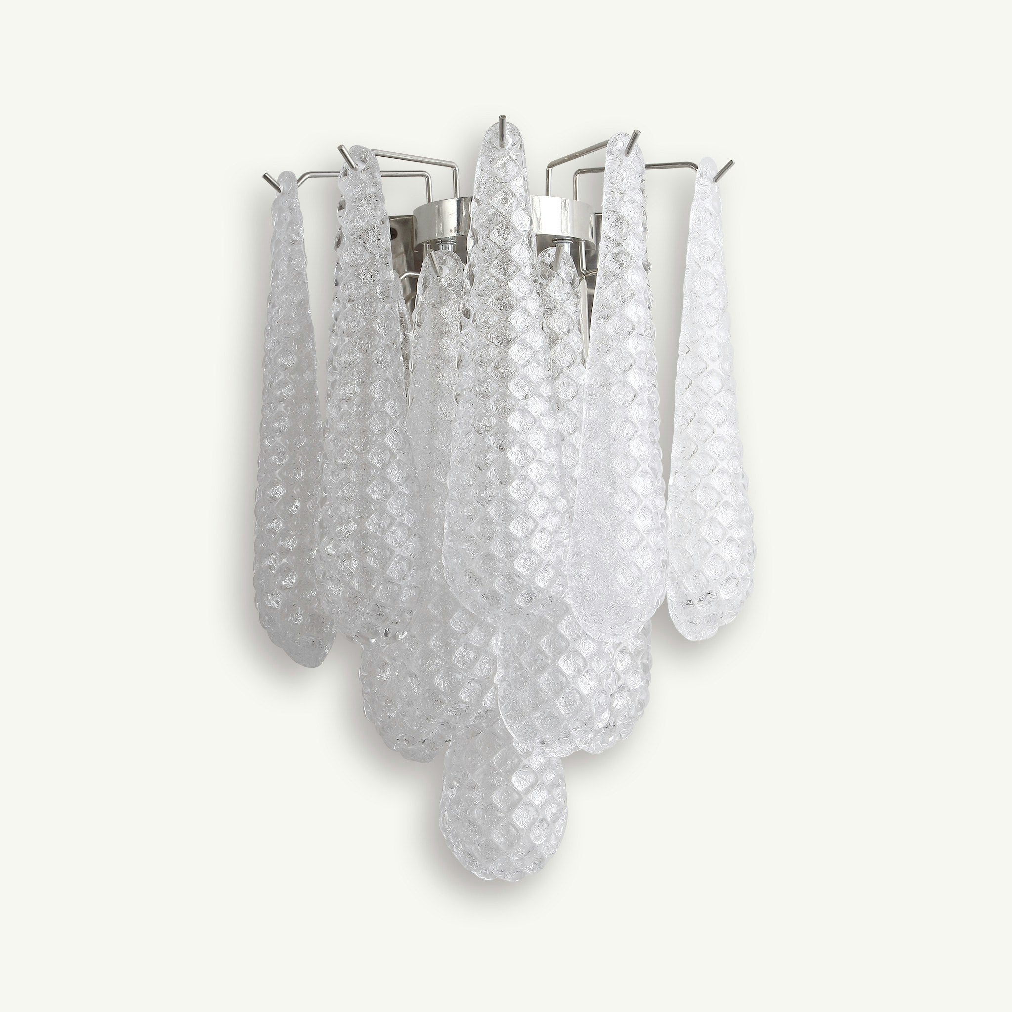 Pluvia Art Glass Wall Sconce