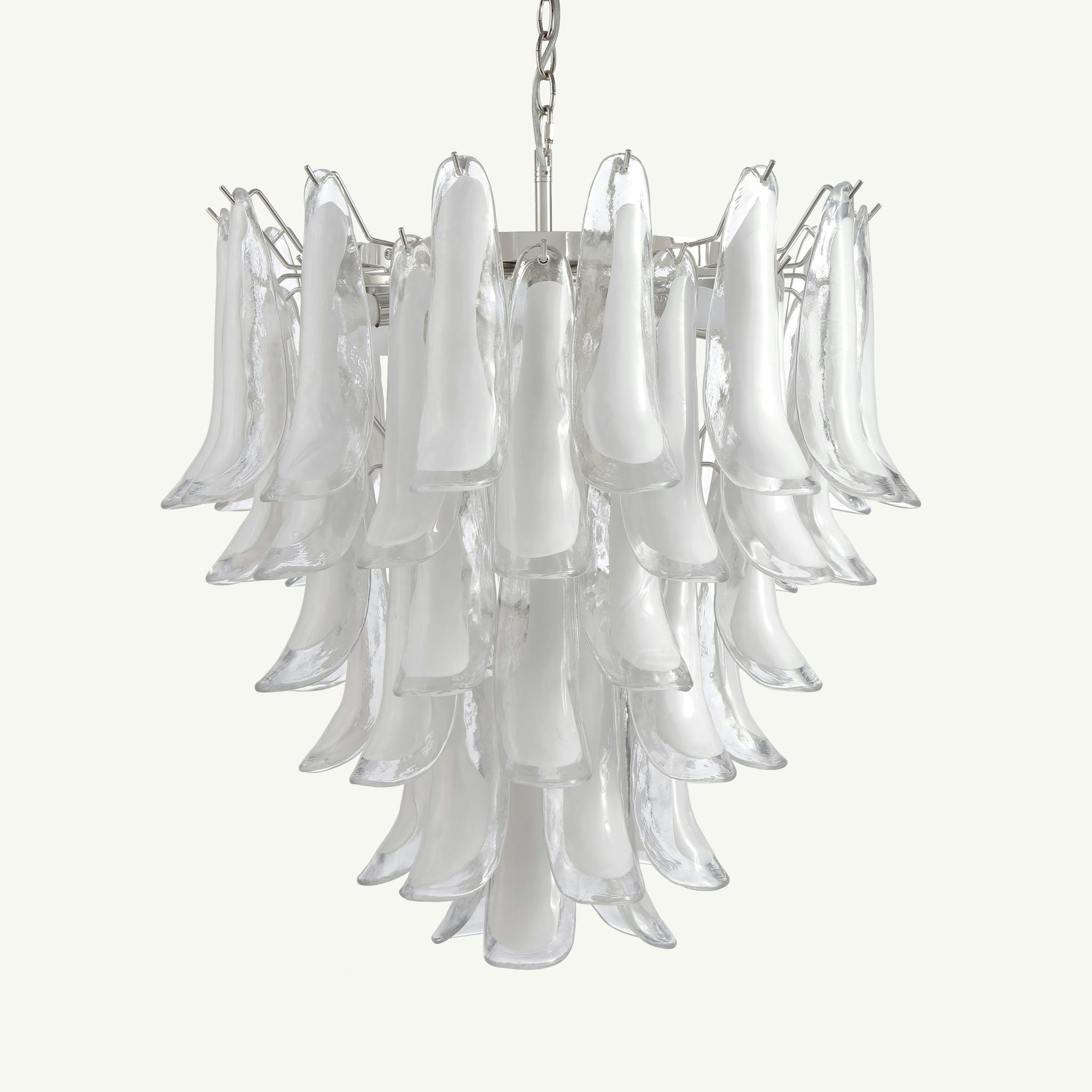 Anthesis Art Glass Chandelier - White