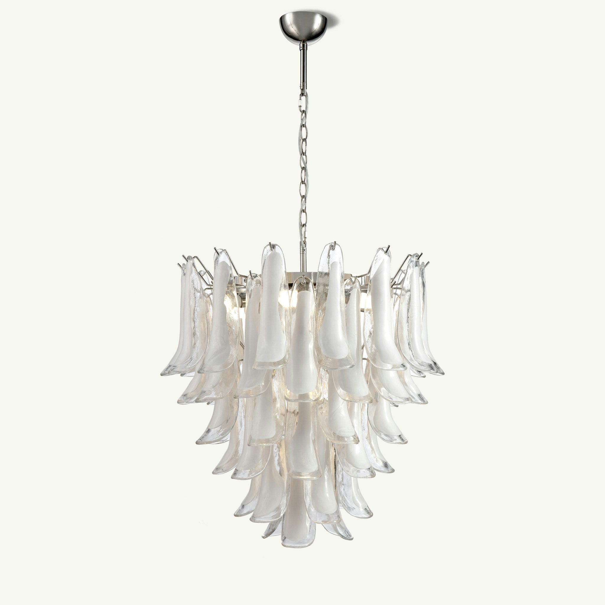 Anthesis Art Glass Chandelier - White