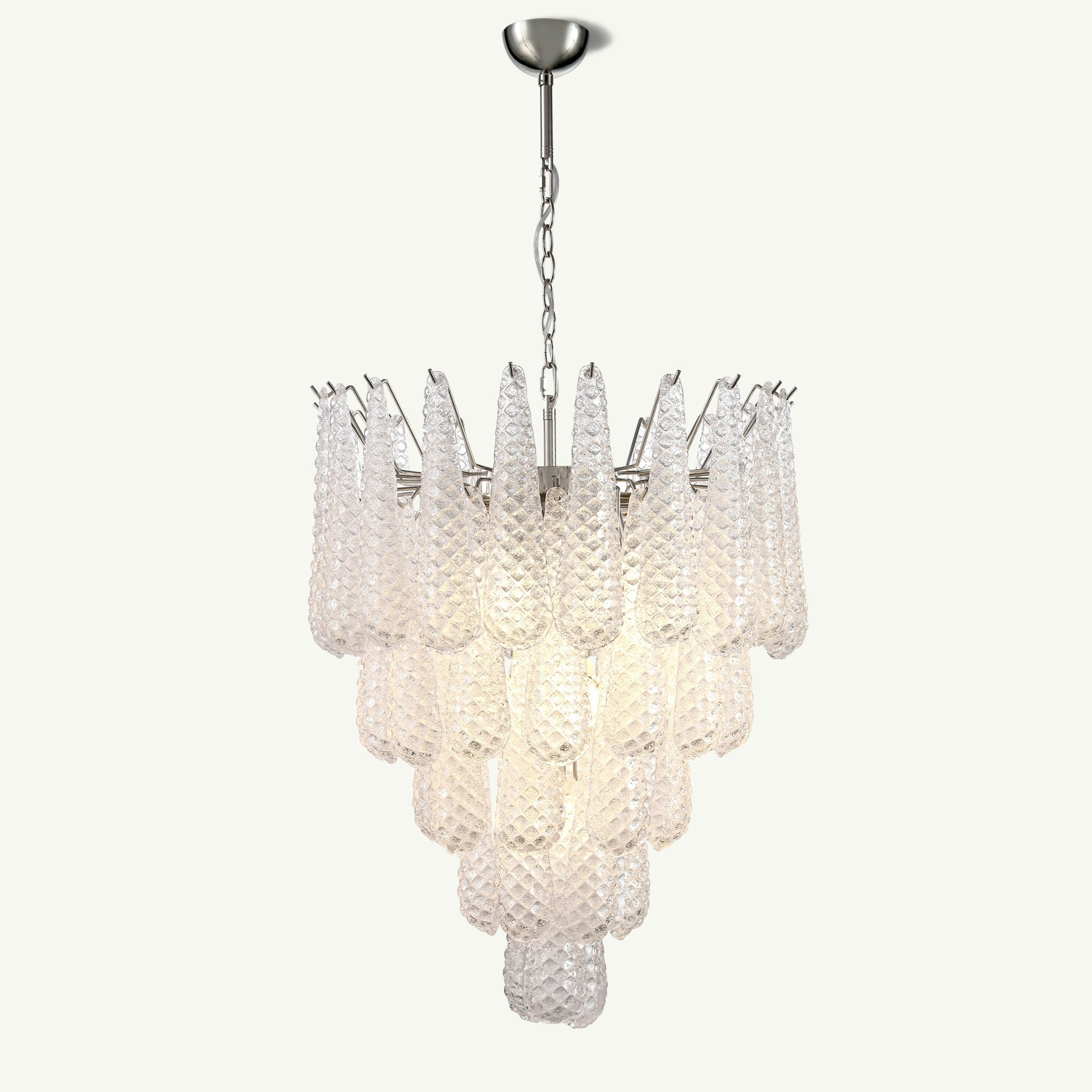 Pluvia Art Glass Chandelier 23.6"