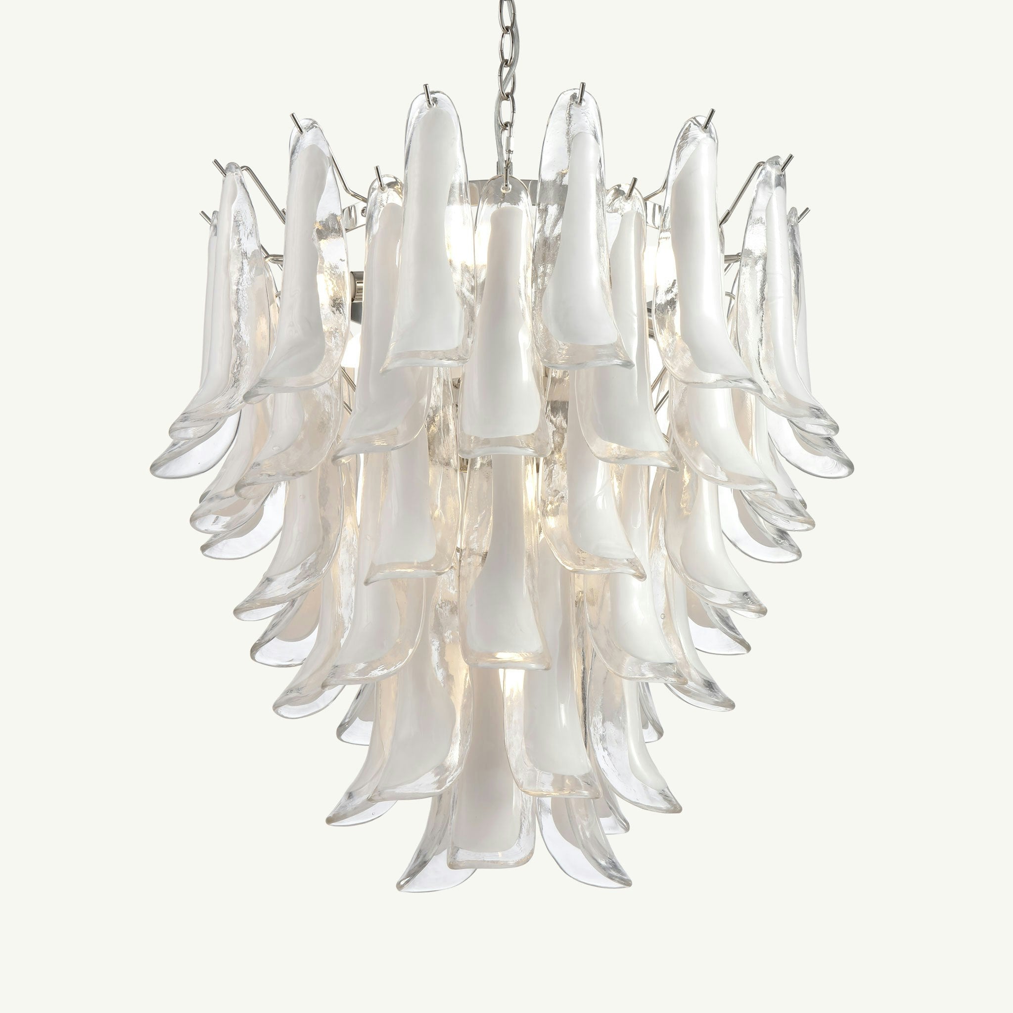 Anthesis Art Glass Chandelier - White
