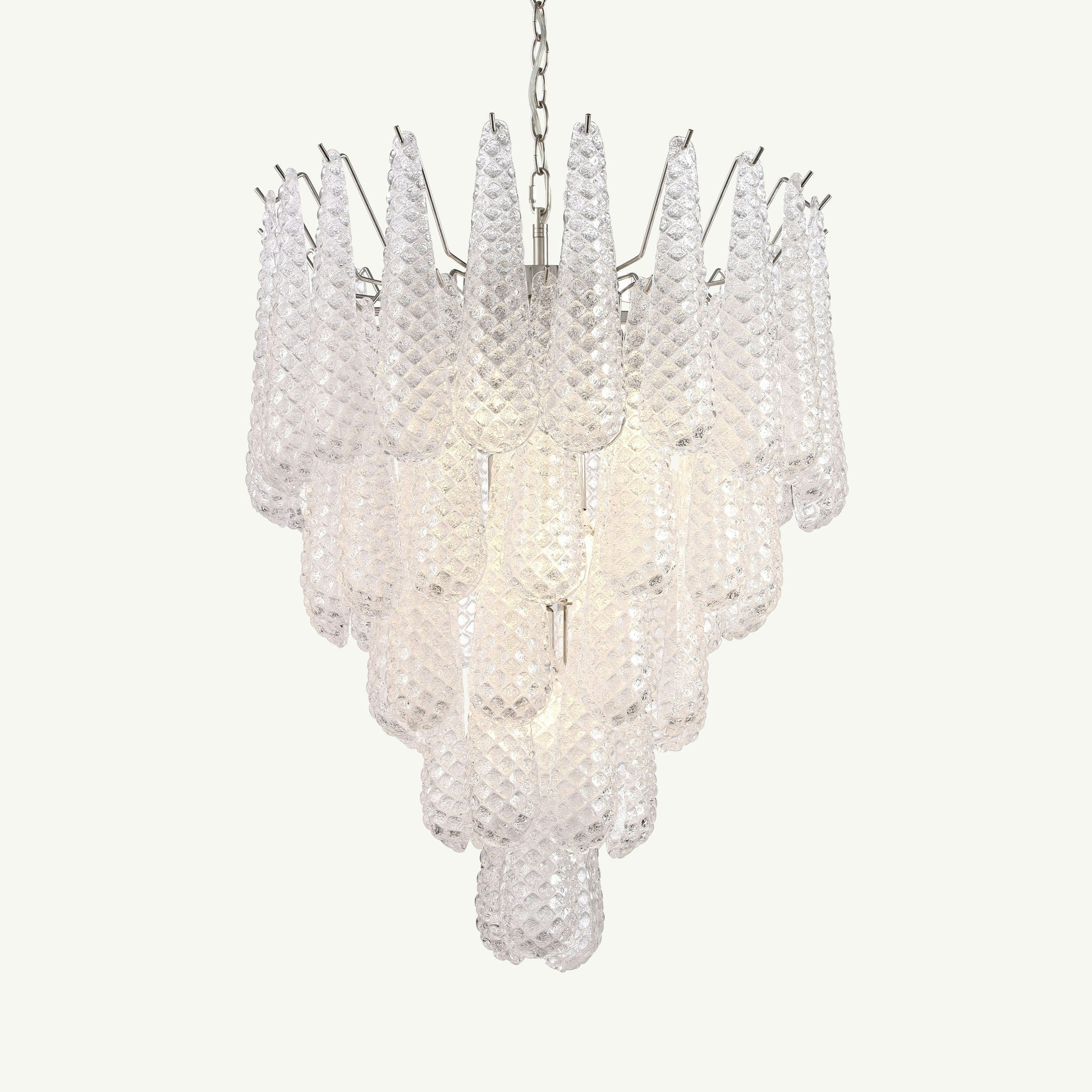 Pluvia Art Glass Chandelier 23.6"