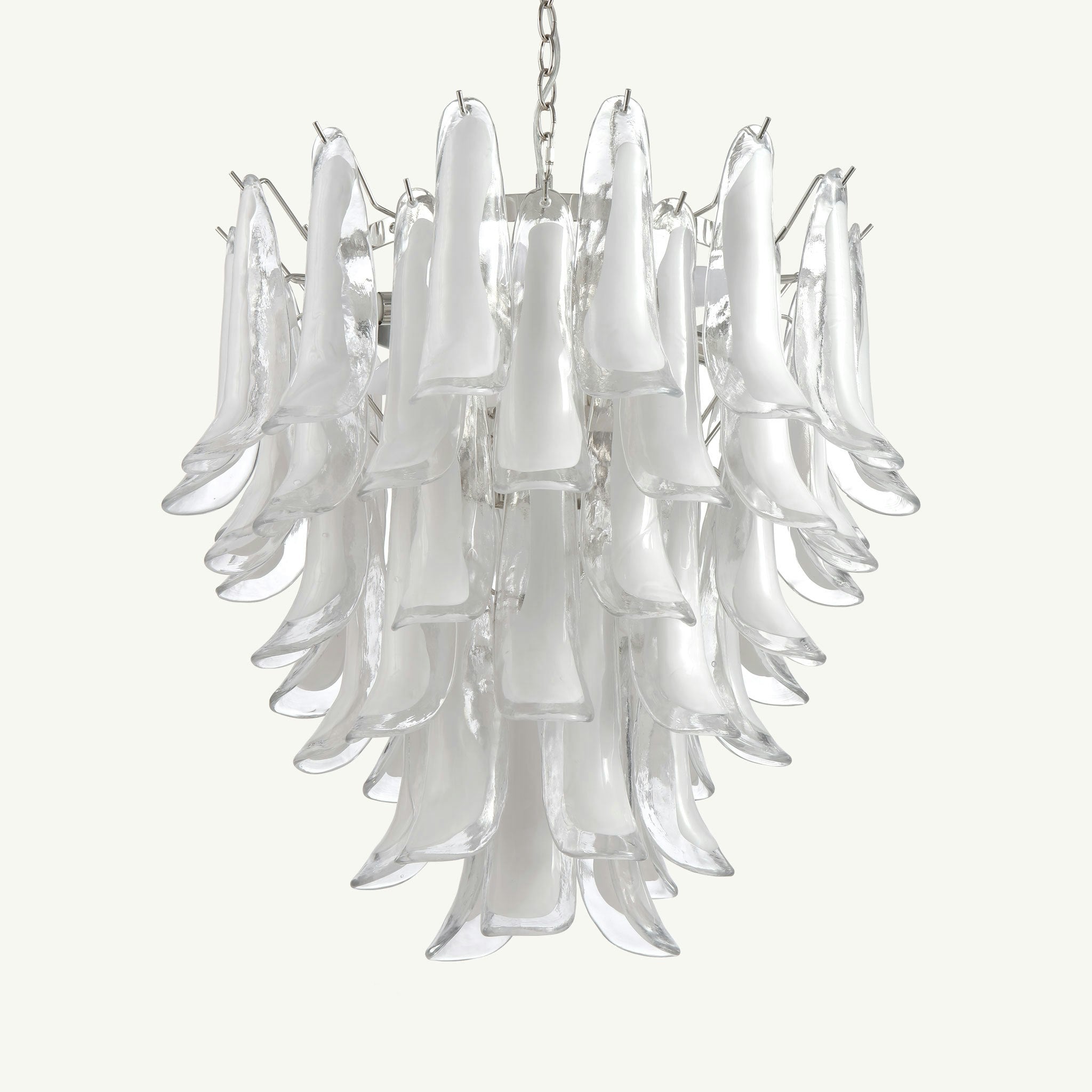 Anthesis Art Glass Chandelier - White