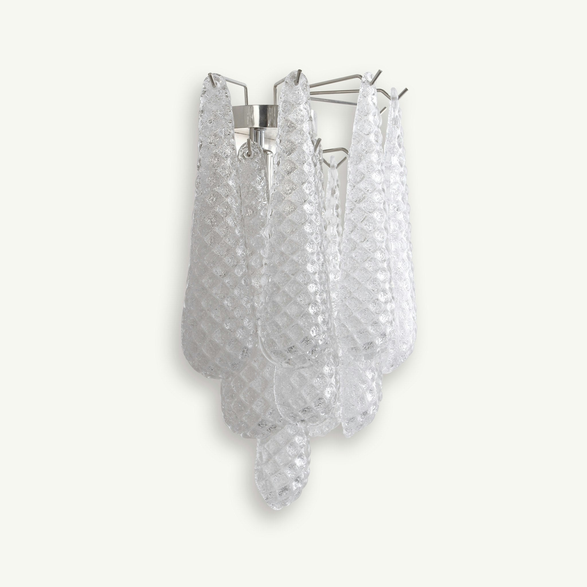 Pluvia Art Glass Wall Sconce