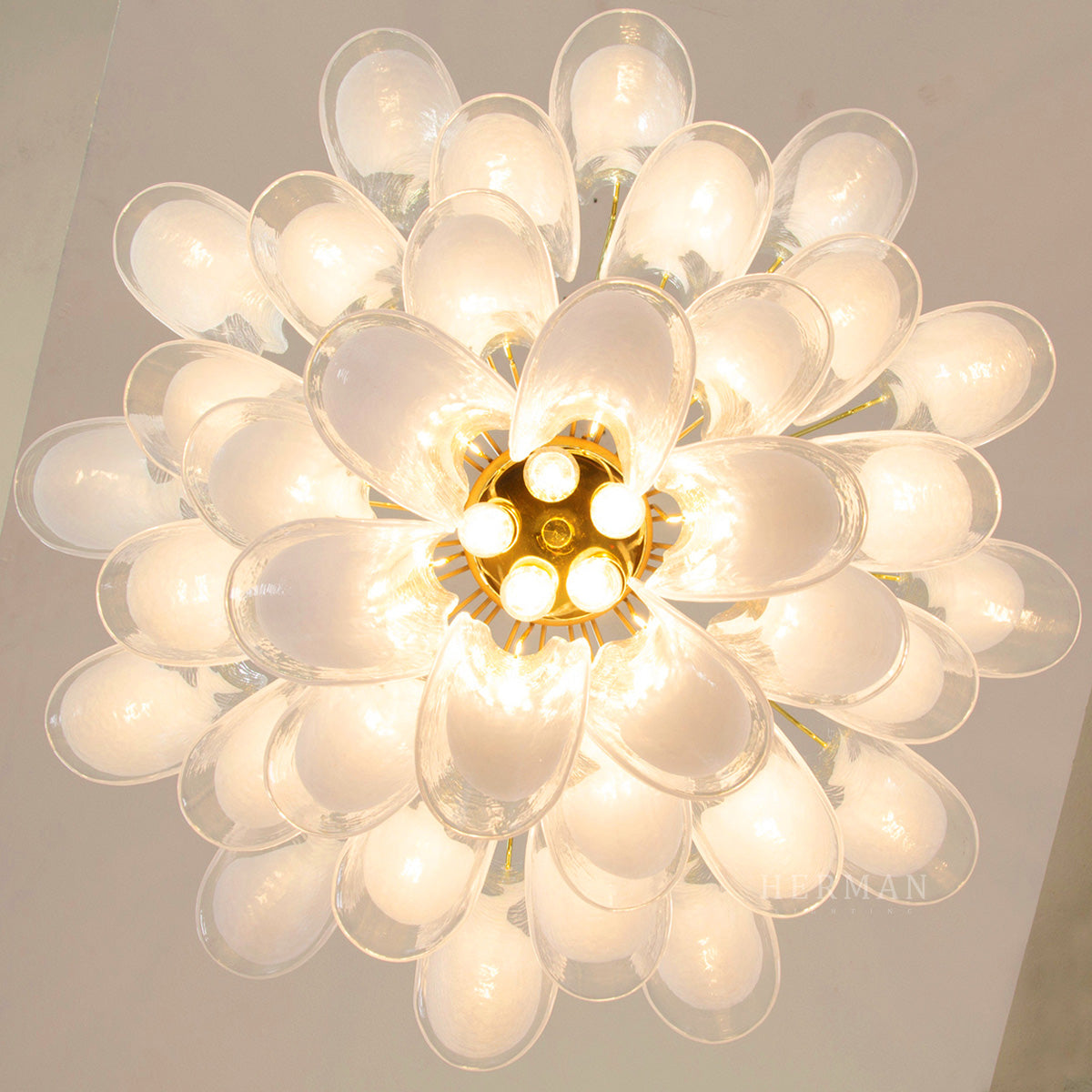 Anthesis Art Glass Chandelier