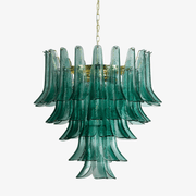 Anthesis Art Glass Chandelier- Blue