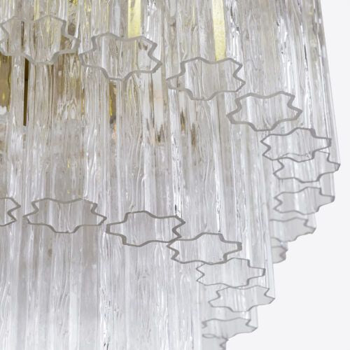 Pastel Art Medium Glass Chandelier 28"