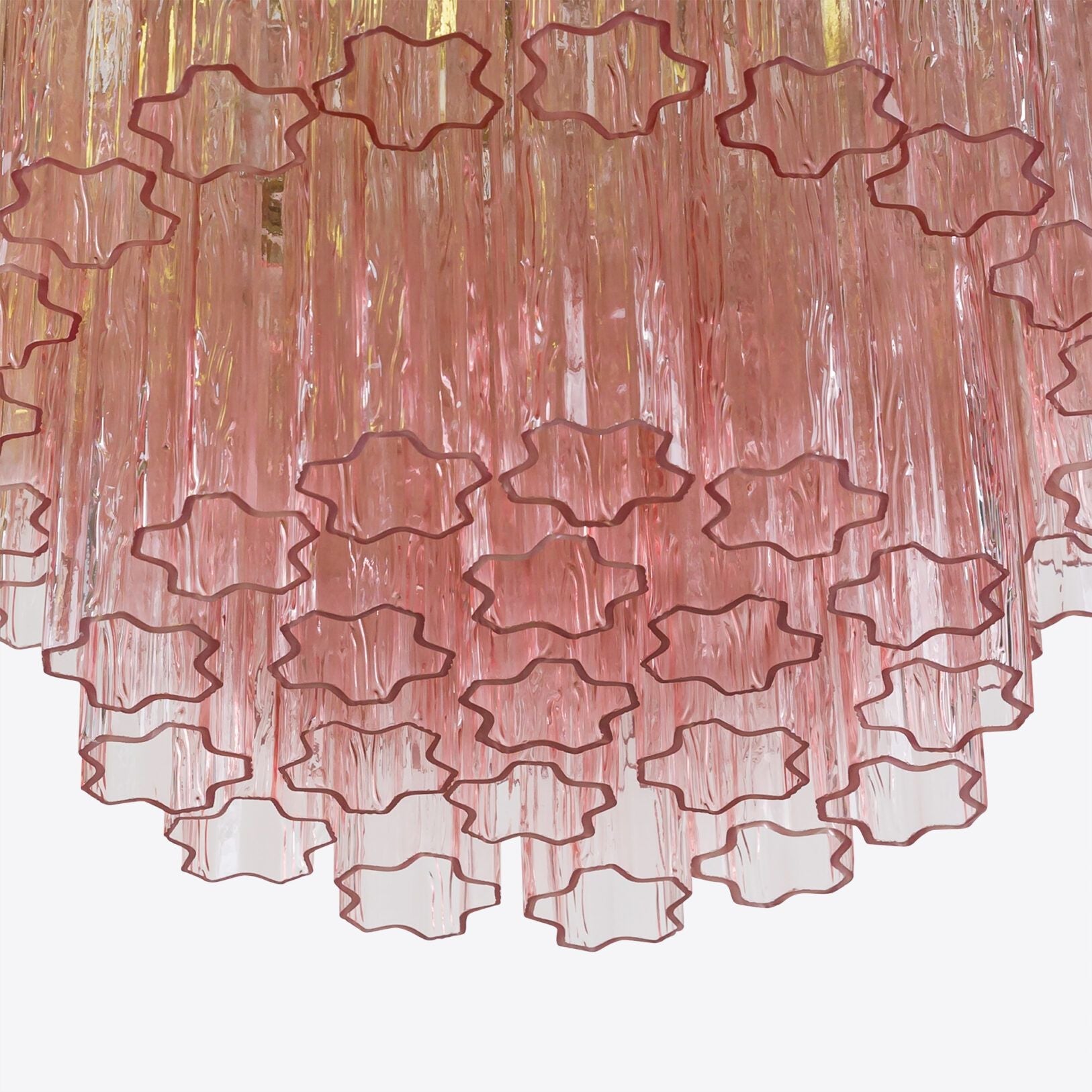 Pastel Art Medium Glass Chandelier 28"