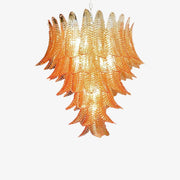 Folia Art Leaf Glass Chandelier