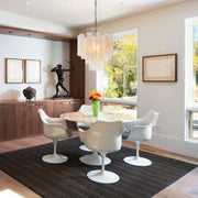 Pastel Art Glass Chandelier 22.8″– 36 Tubes