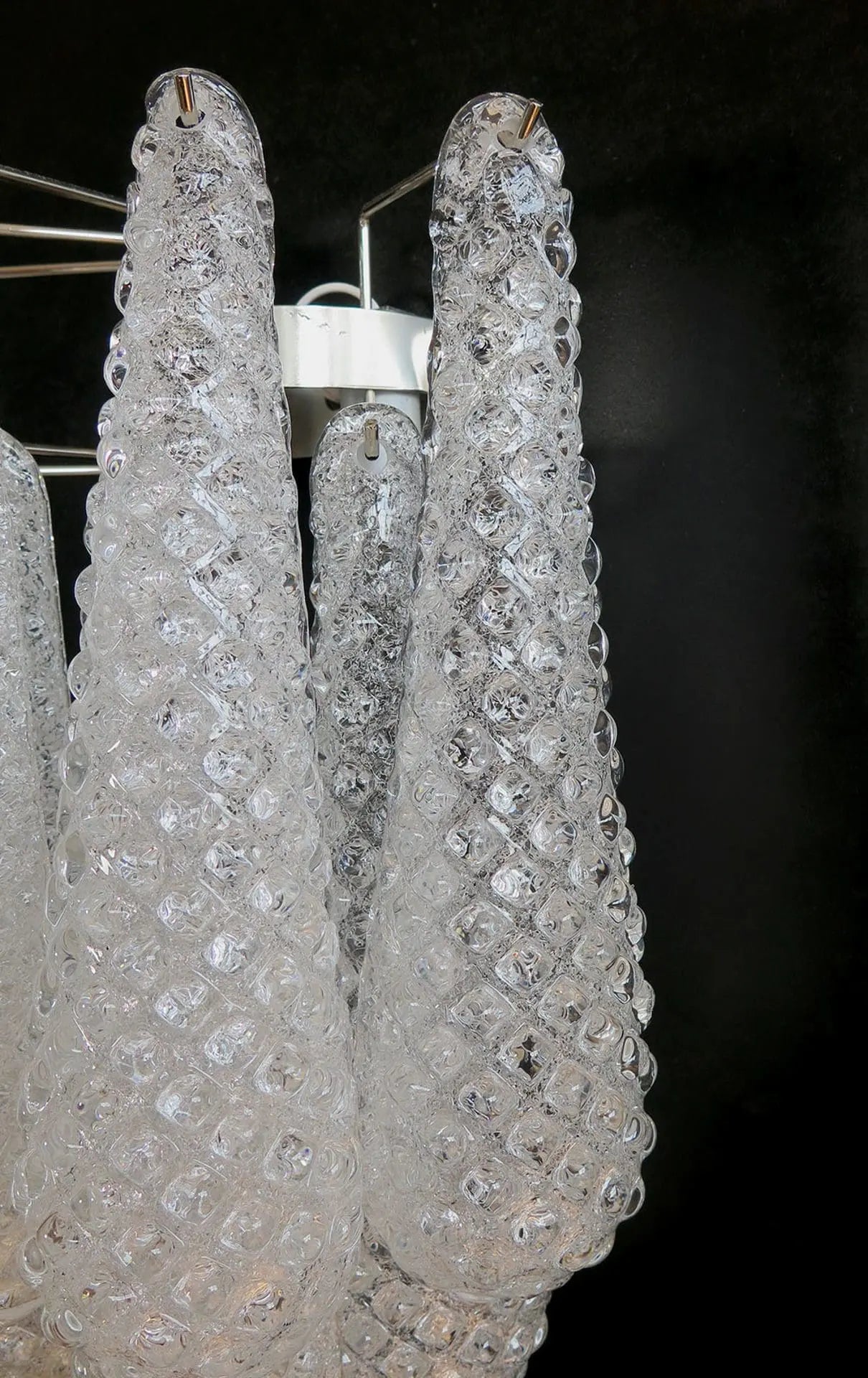 Pluvia Art Transparent Glass Wall Sconce