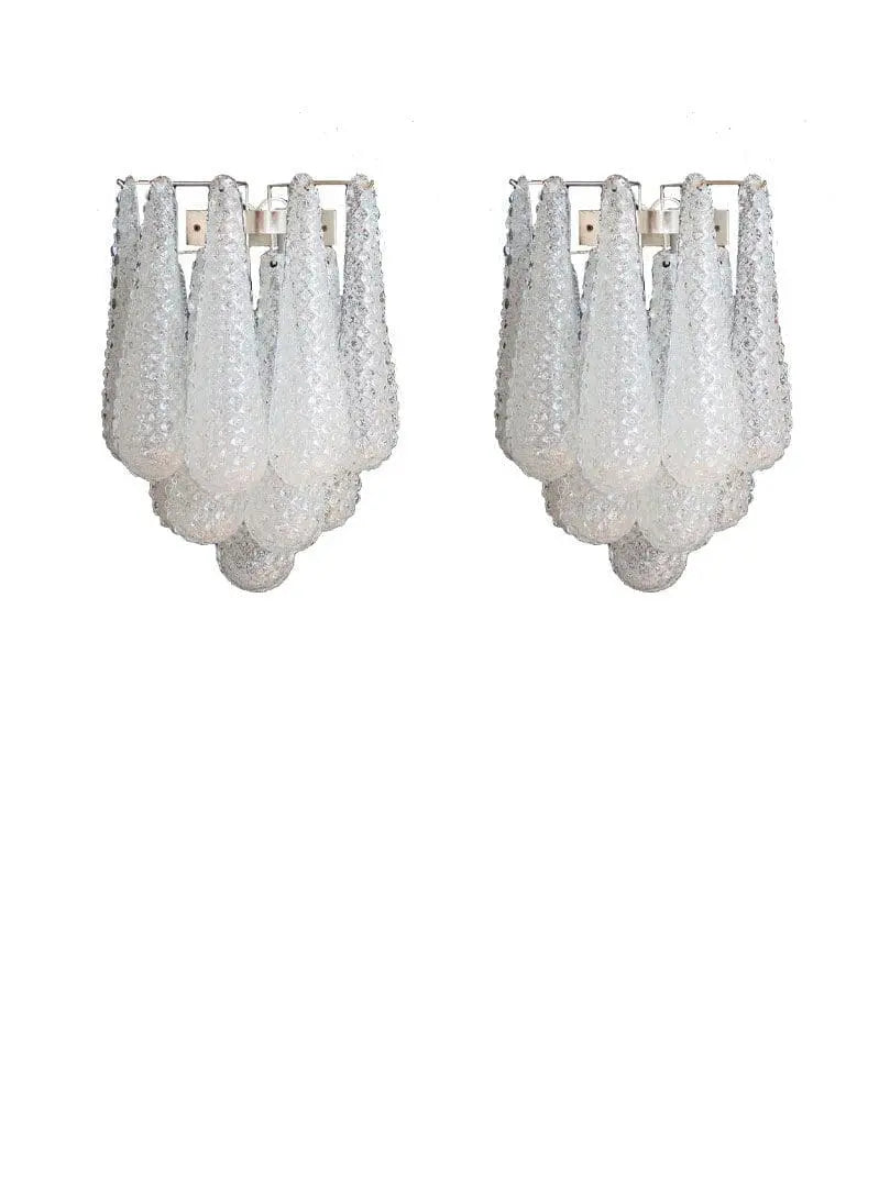 Pluvia Art Transparent Glass Wall Sconce