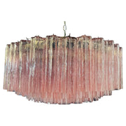 Pastel Art Pink Glass Chandeliers - 101 Tube