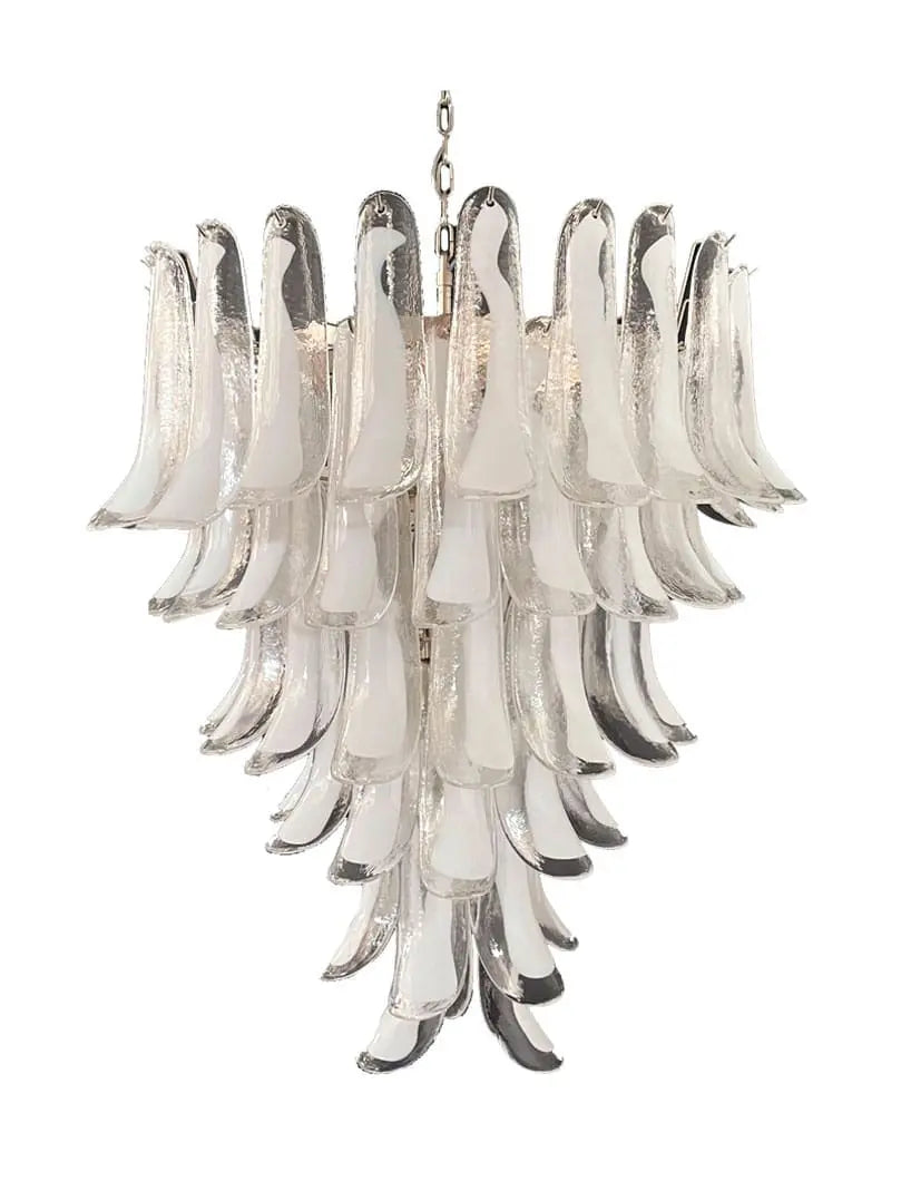 Anthesis Art Glass Chandelier – 75 petals – Transparent