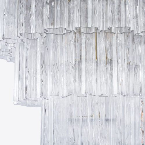Pastel Art Grande Glass Chandelier 31.5"