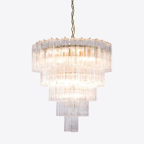 Pastel Art Grande Glass Chandelier 31.5"
