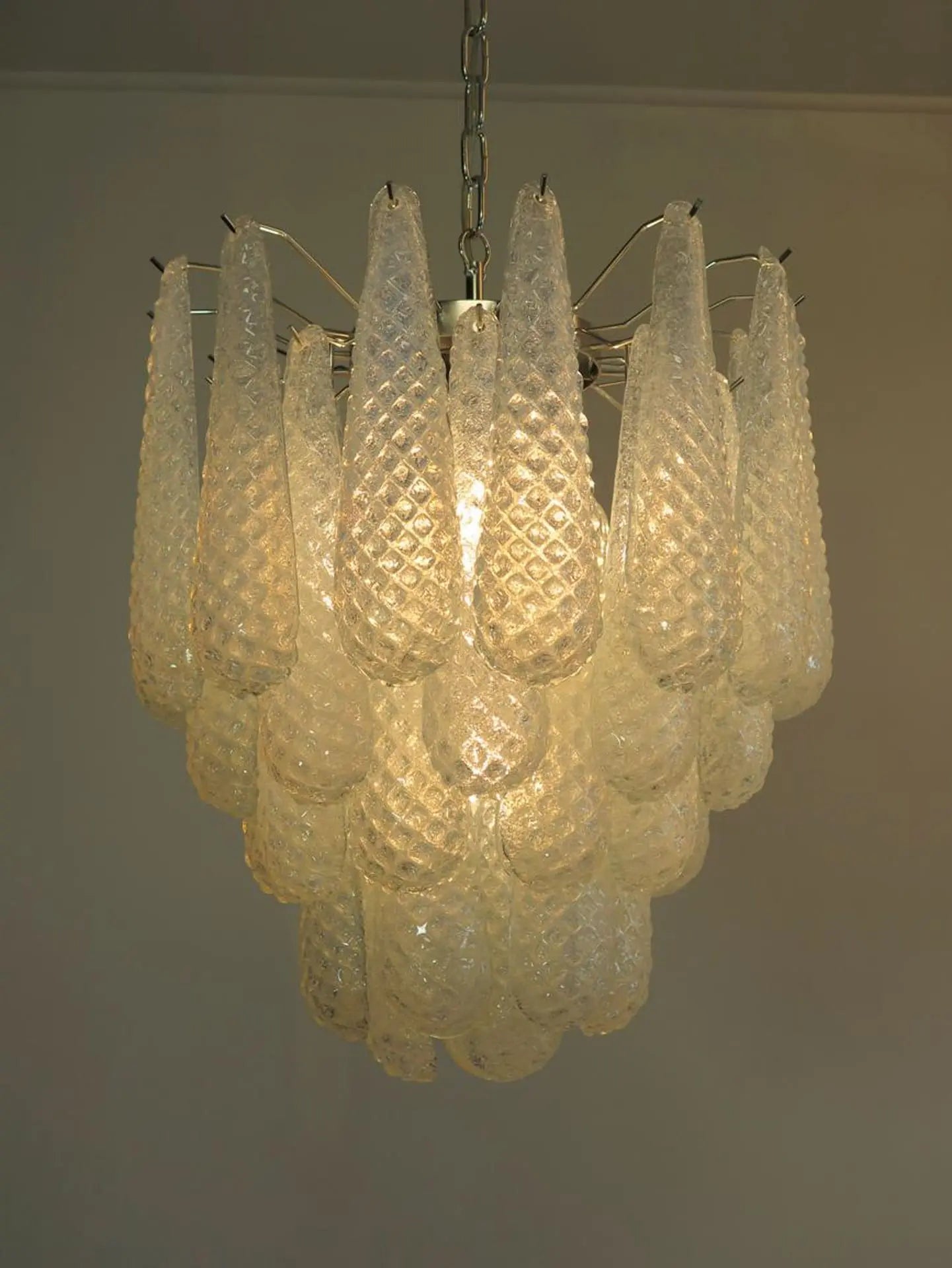 Pluvia Art Glass Chandelier -41 Glasses