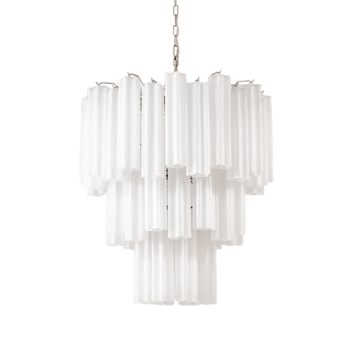 Pastel Art Glass Tubes Chandelier