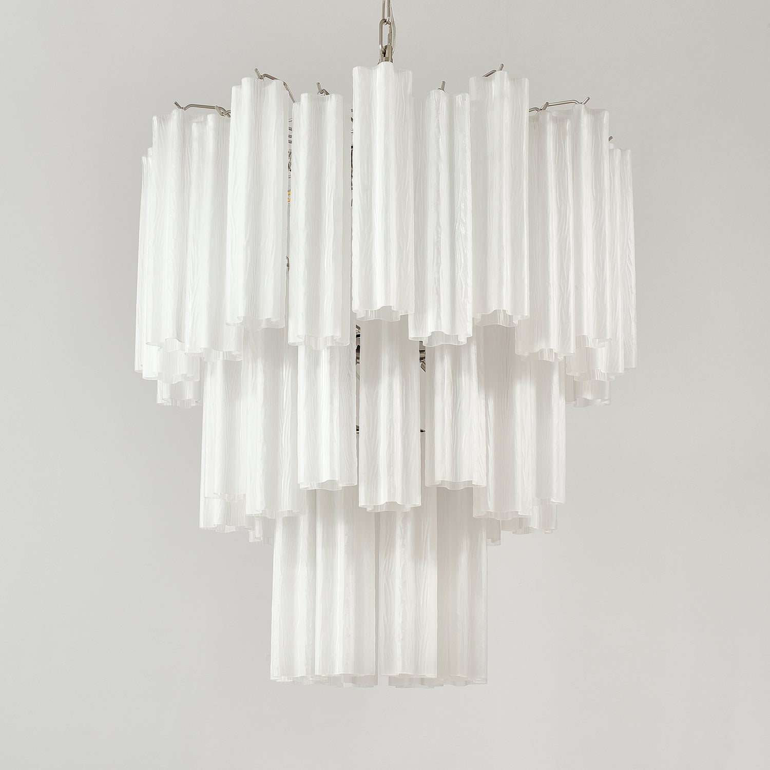Pastel Art Glass Tubes Chandelier