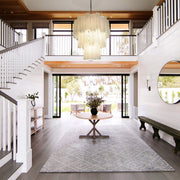 Pastel Art Matte White Glass Chandelier – 48 Tubes