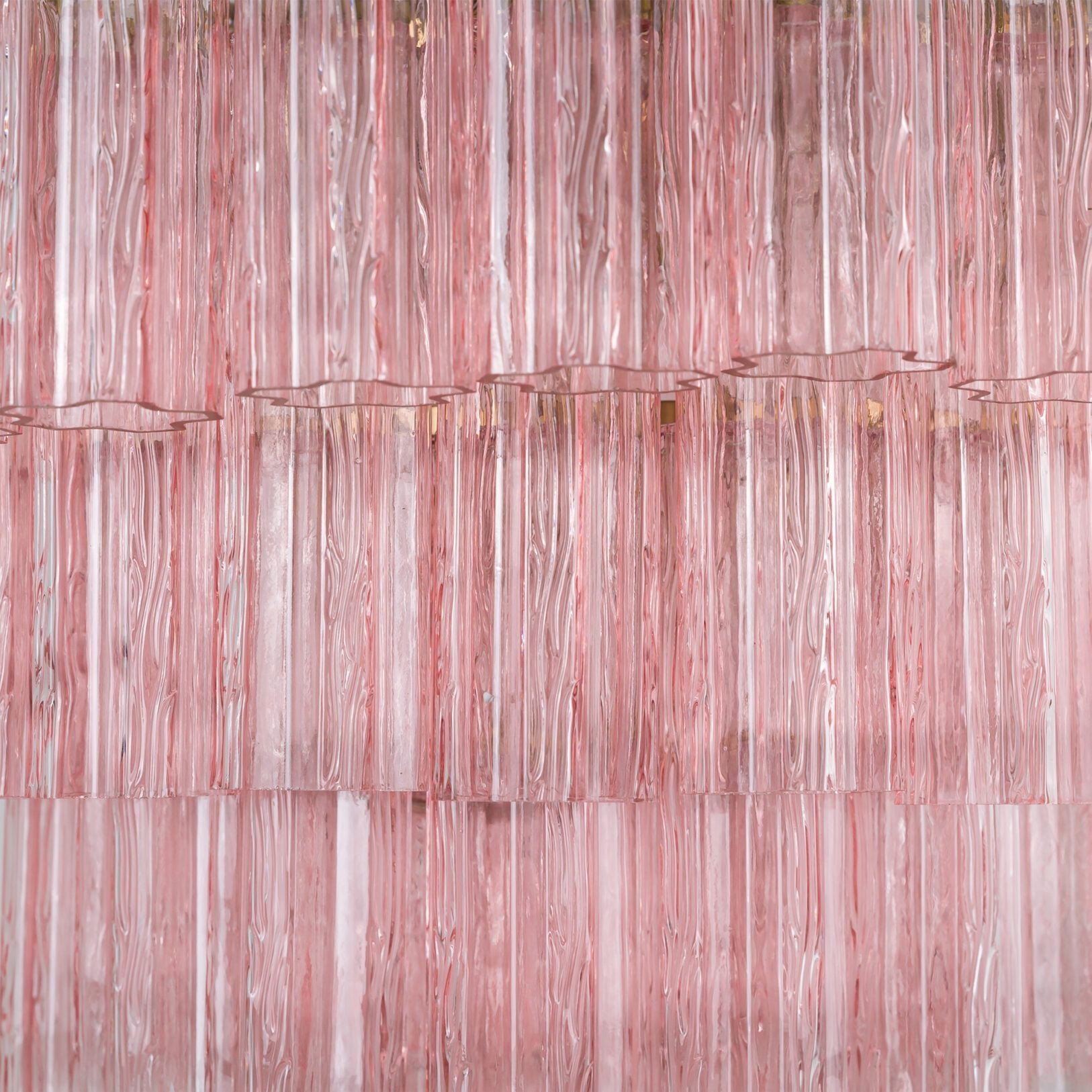 Pastel Art Large Glass Chandelier 31.5"