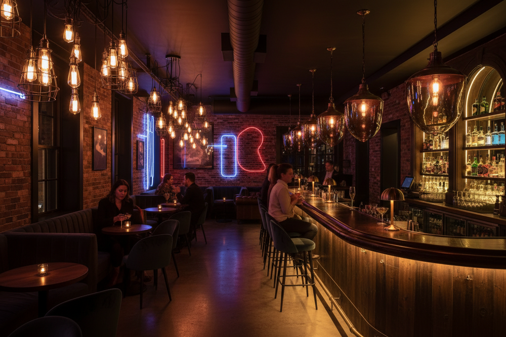 酒吧氛围灯具场景