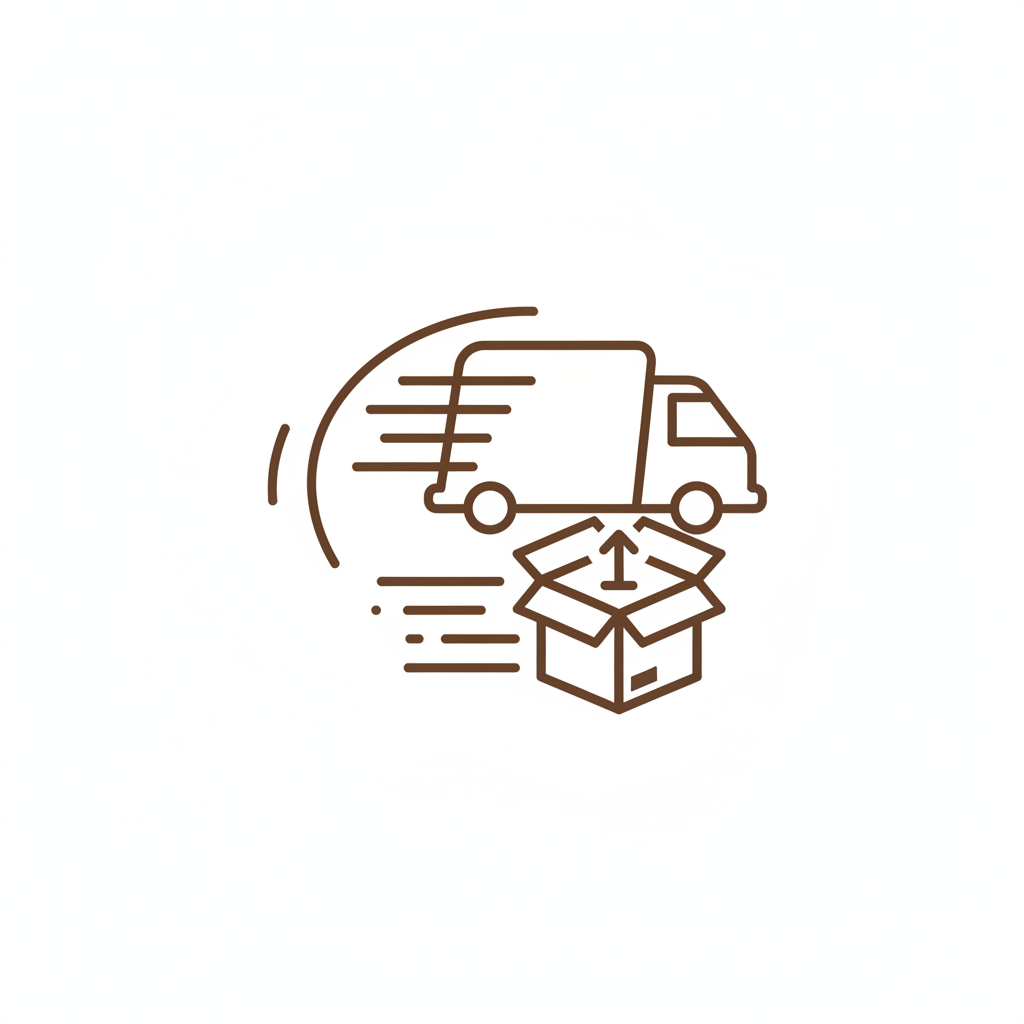 免费配送-深棕色