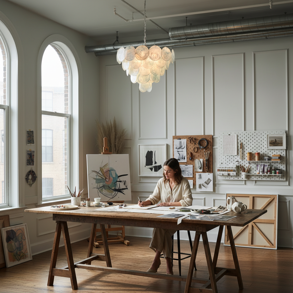 氛围营造-艺术工作室场景