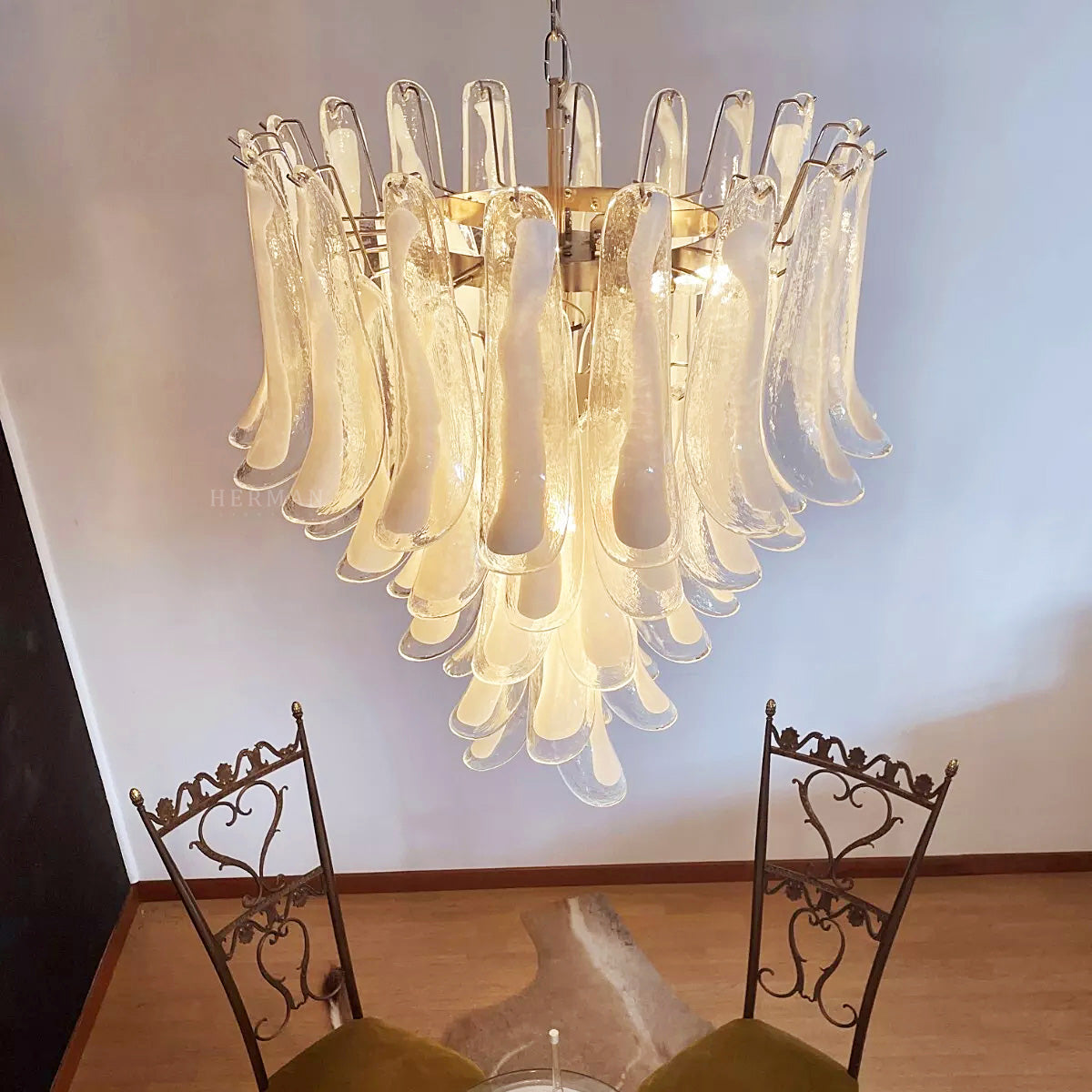 Anthesis Art Glass Chandelier