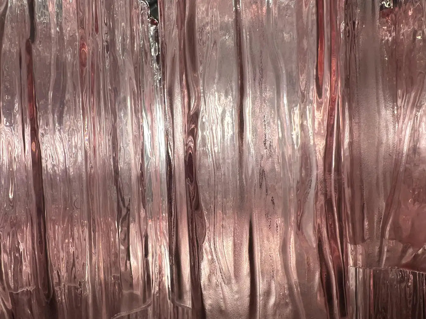 Pastel Art Pink Glass Chandeliers - 101 Tube