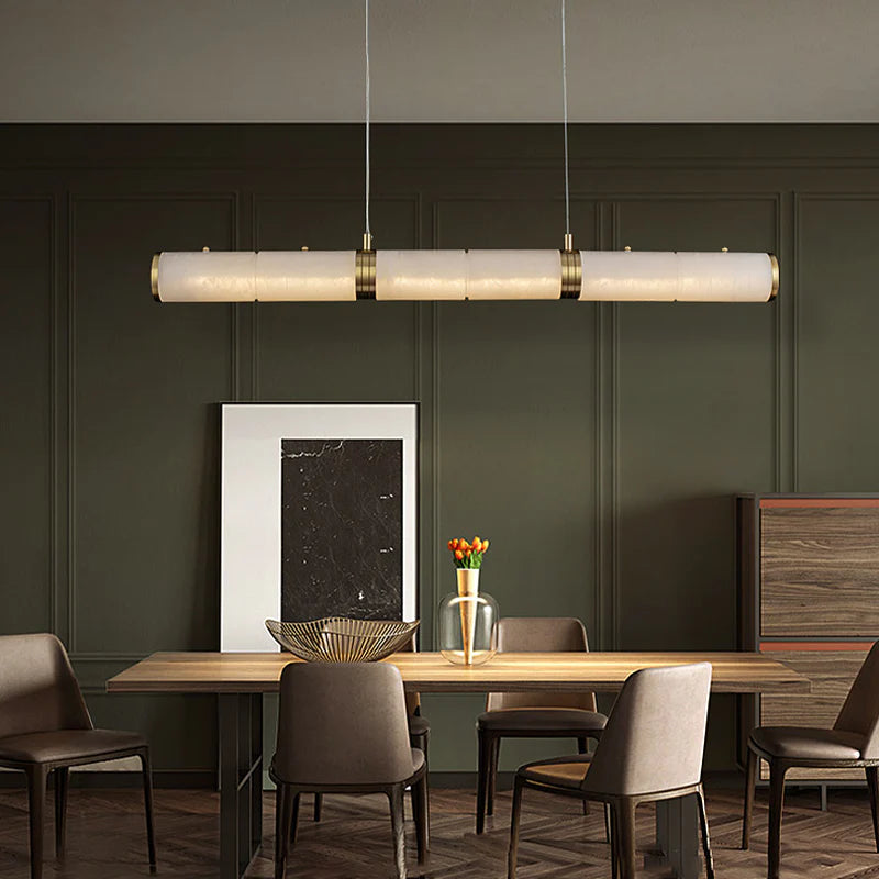 Modern Alabaster Pendant Light