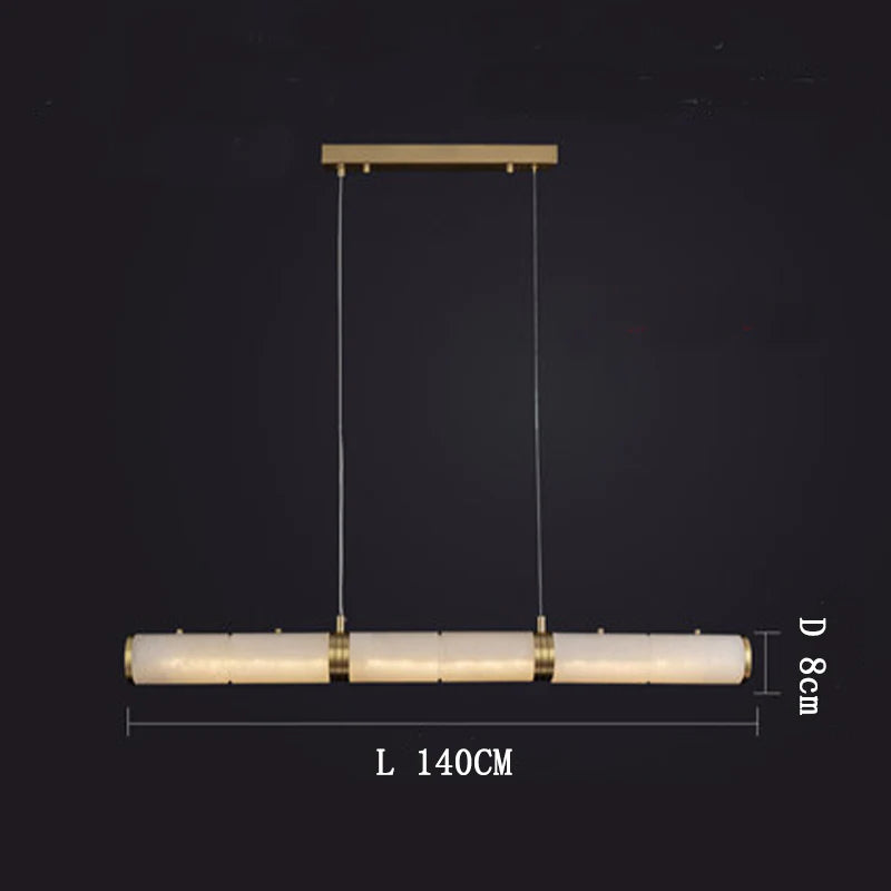 Modern Alabaster Pendant Light