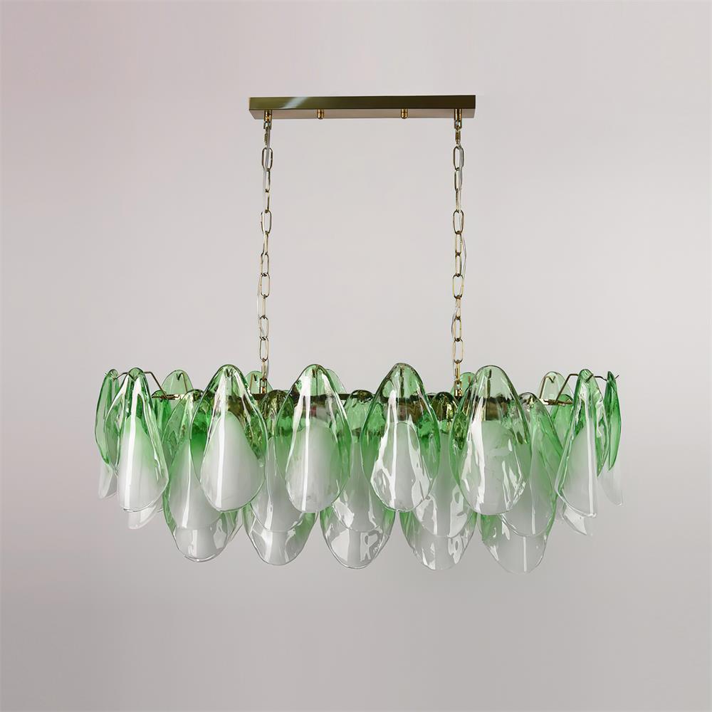 Anthesis Art Glass Chandelier-Pink