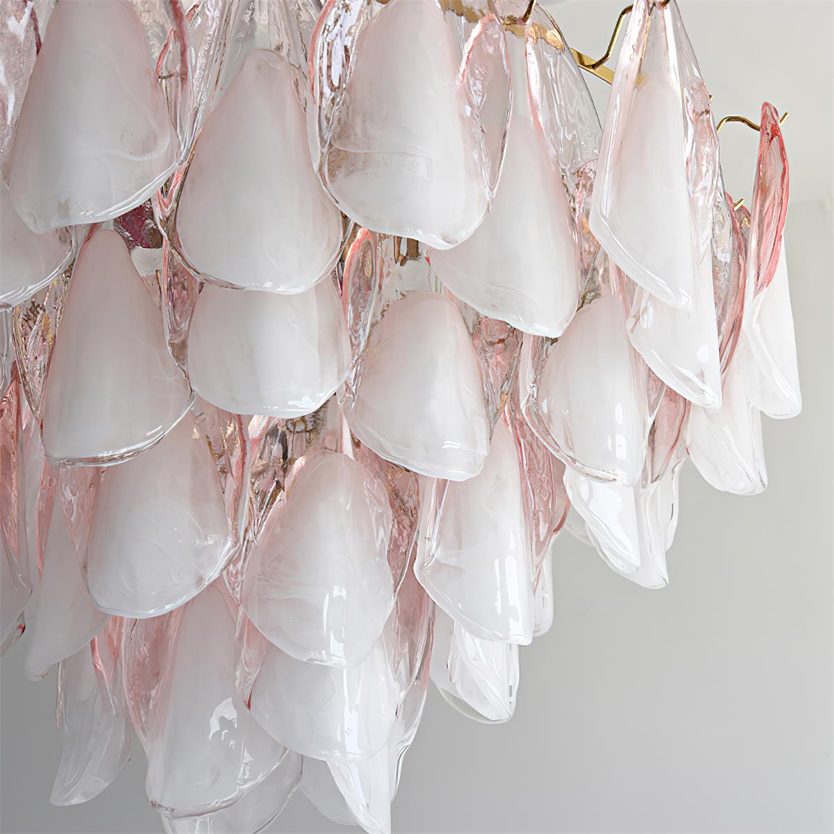 Anthesis Art Glass Chandelier-Pink