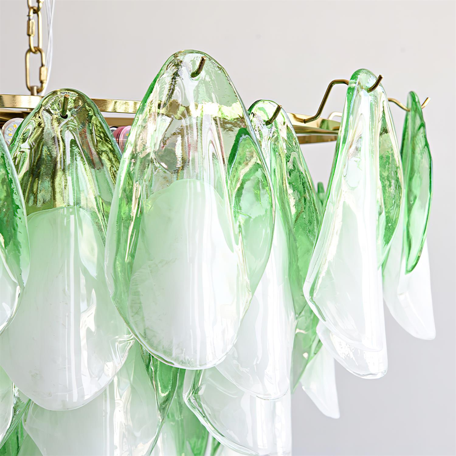 Anthesis Art Glass Chandelier-Pink