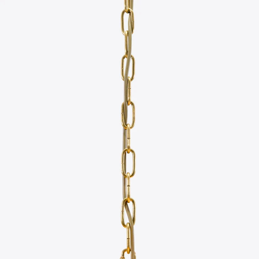 Anthesis Art Green Glass Chandelier