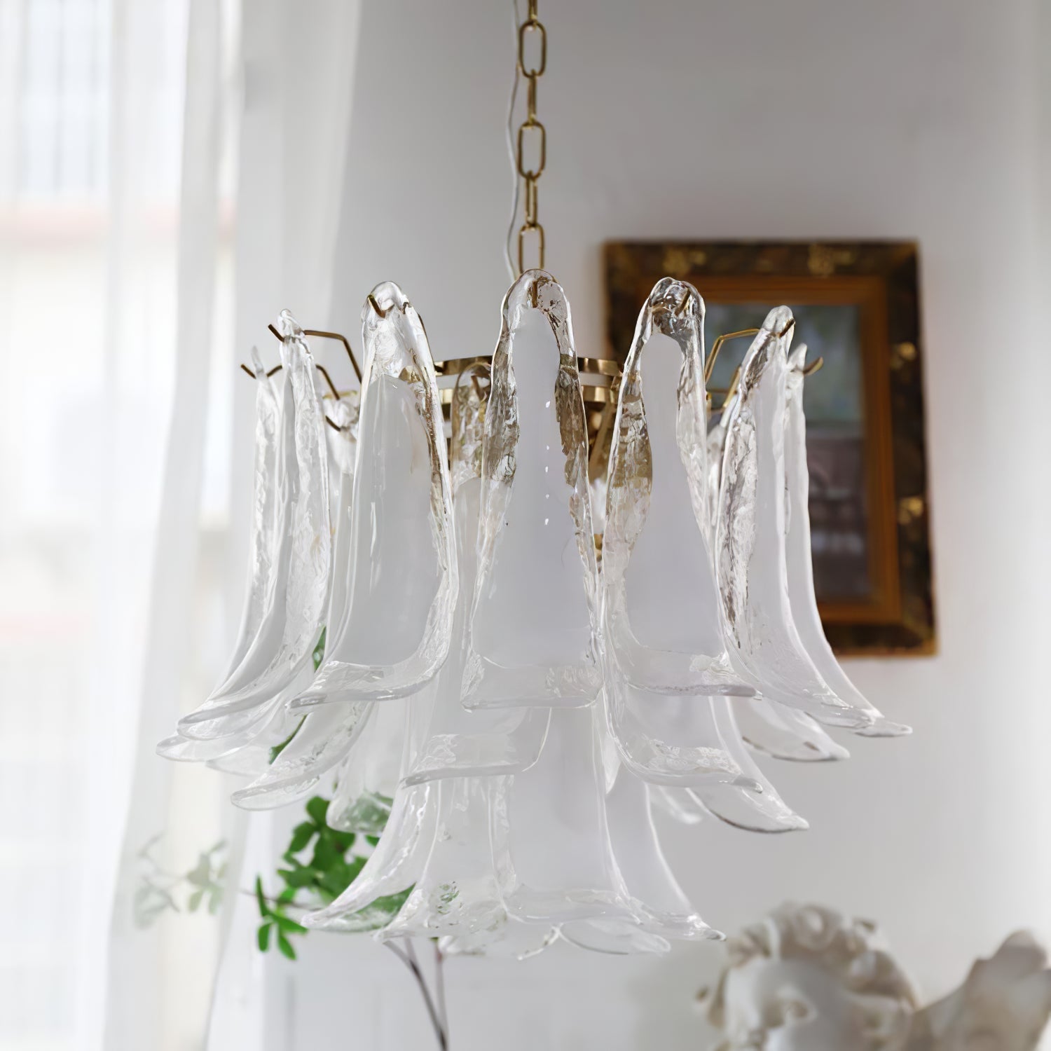 Anthesis Art Glass Chandelier