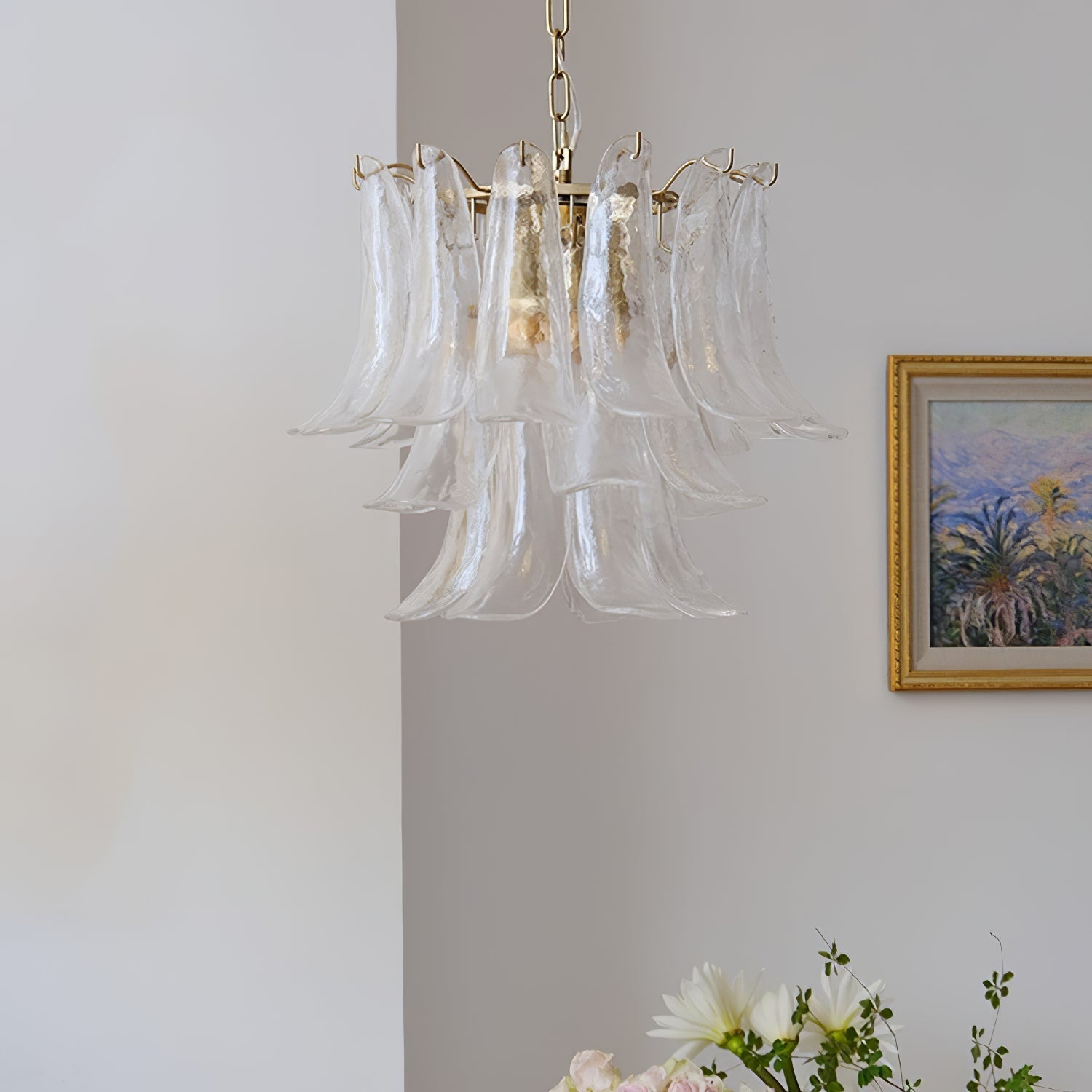 Anthesis Art Glass Chandelier