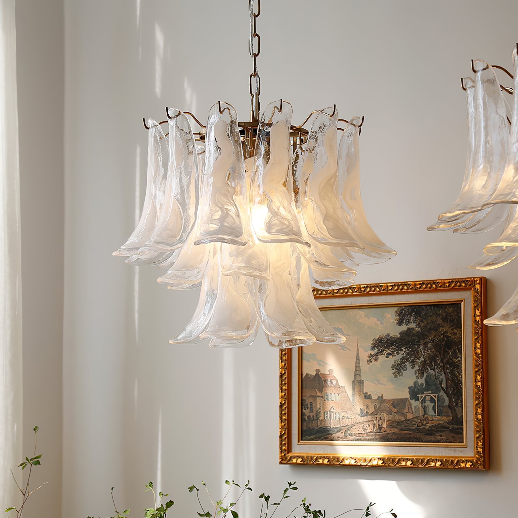 Anthesis Art Glass Chandelier
