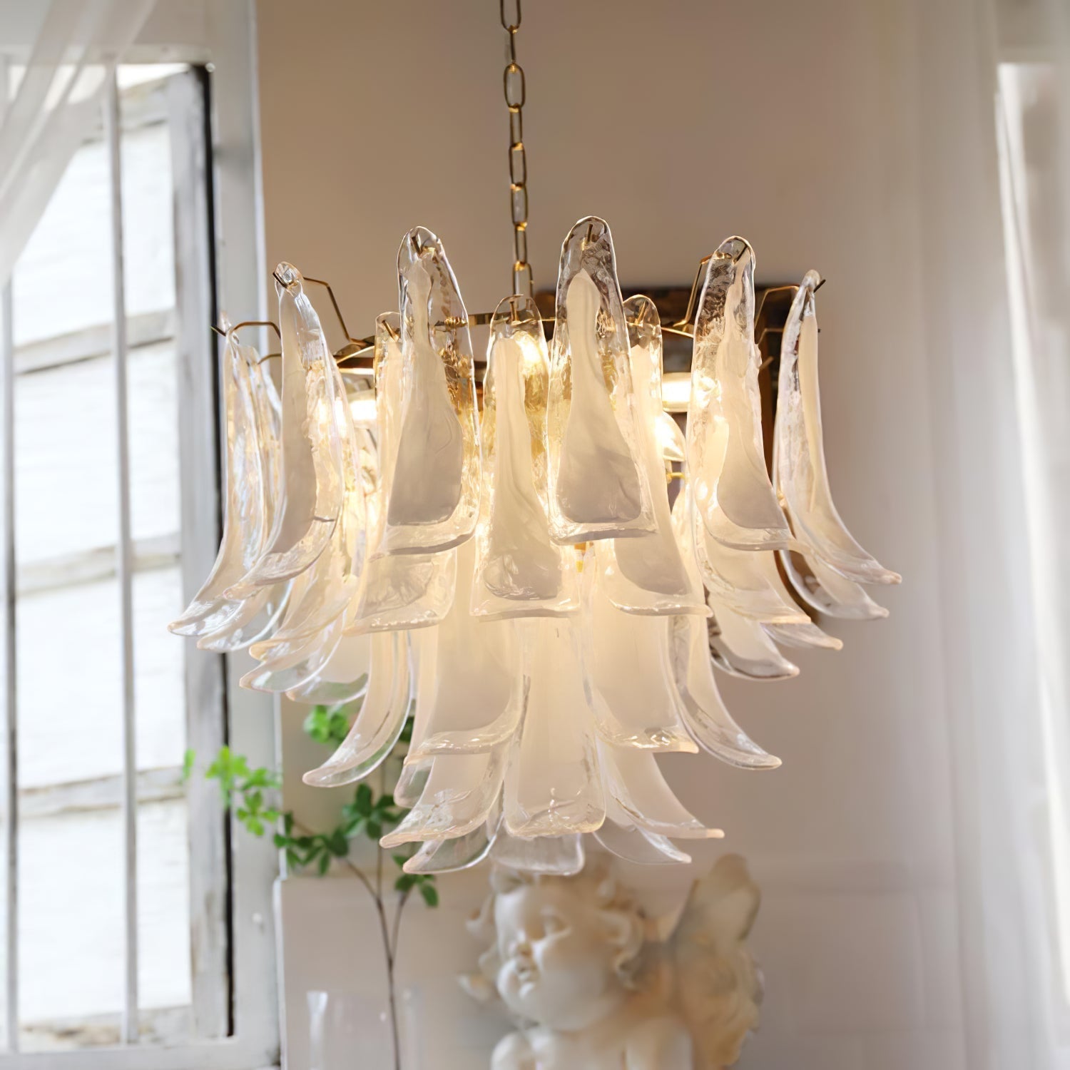 Anthesis Art Glass Chandelier