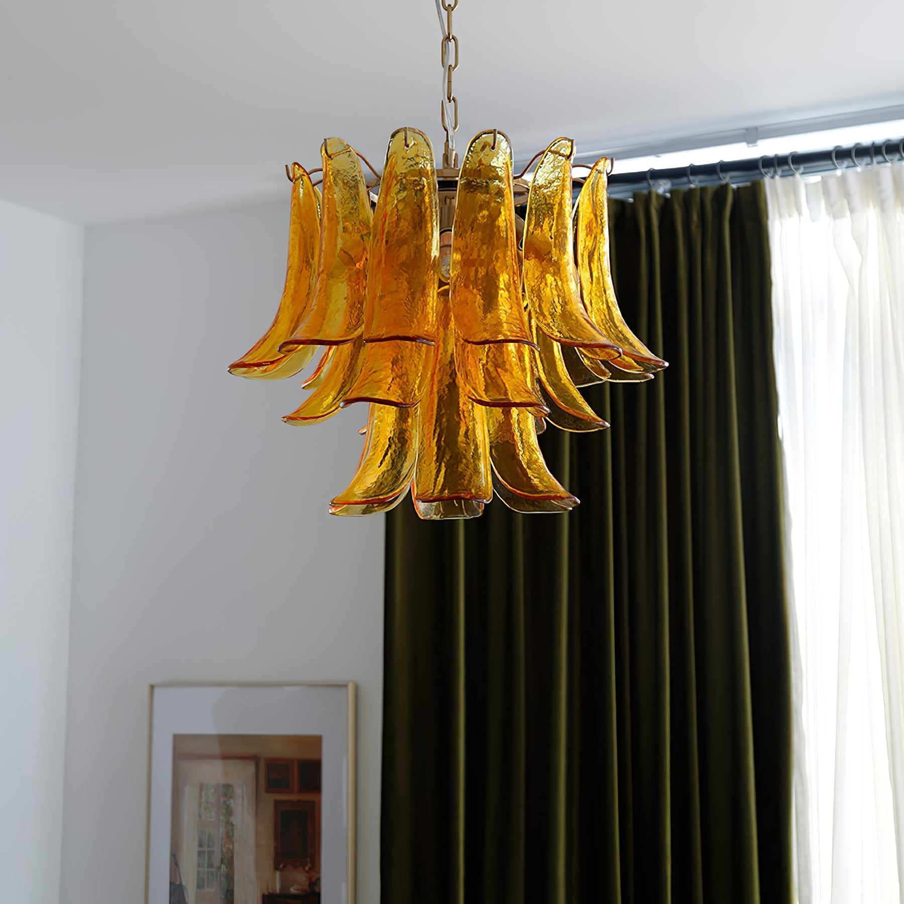 Anthesis Art Glass Chandelier