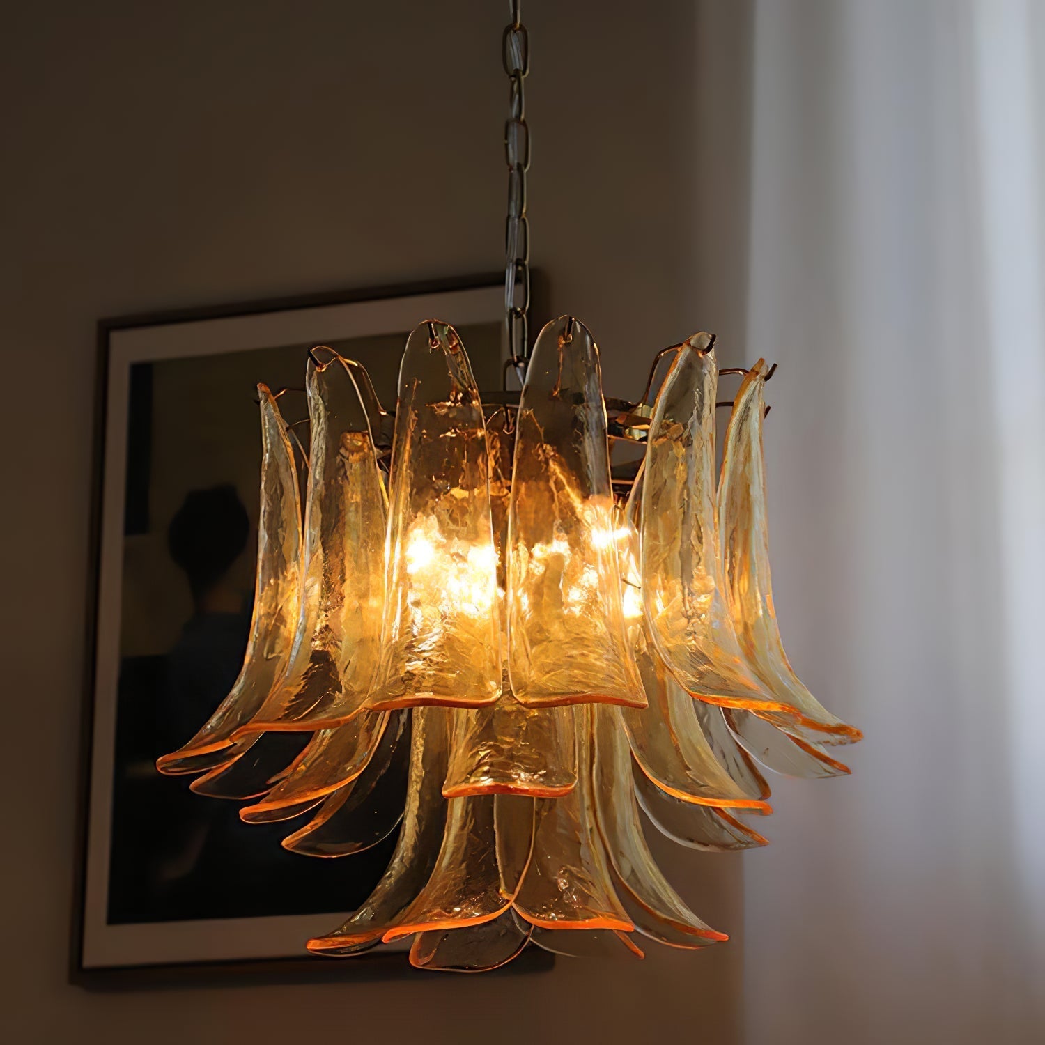 Anthesis Art Glass Chandelier