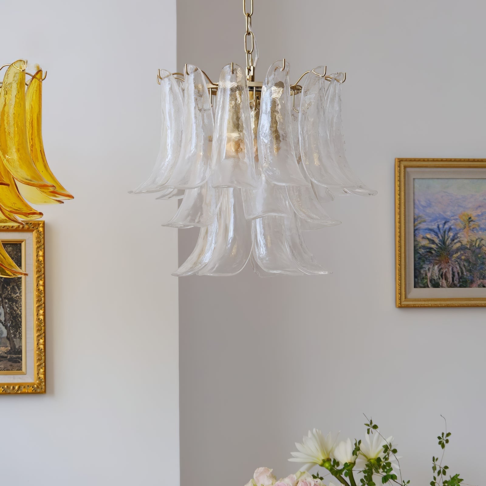 Anthesis Art Glass Chandelier