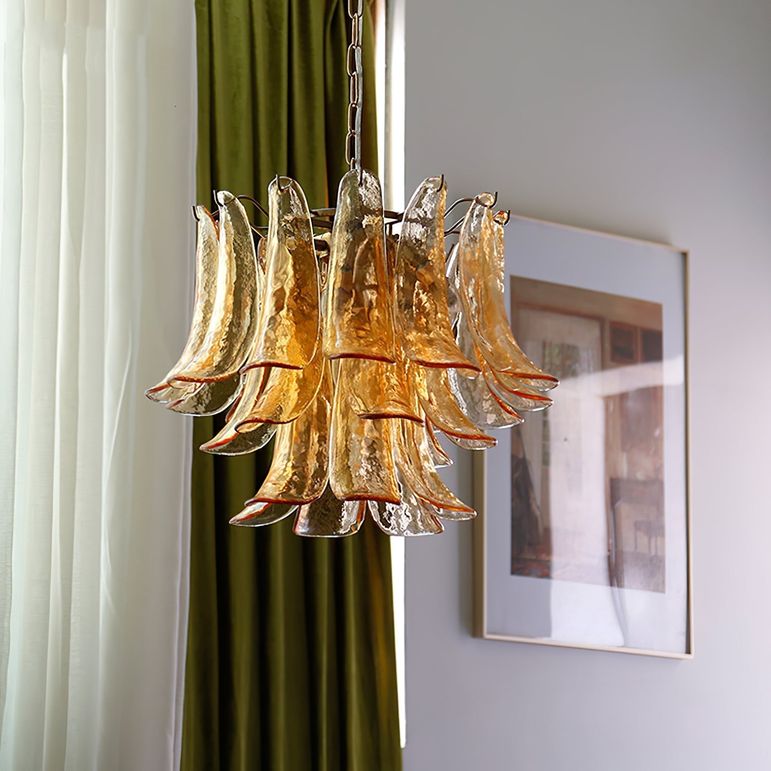 Anthesis Art Glass Chandelier