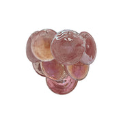 Cobalt Aura Glass Disc Wall sconce---Pink & Blue