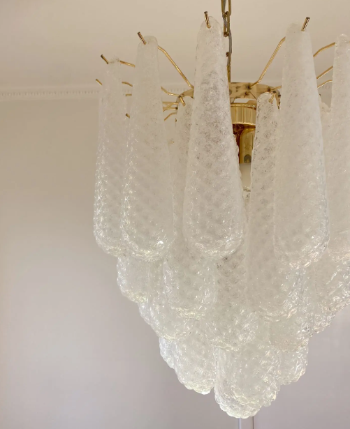 Pluvia Art Glass Chandelier -41 Glasses